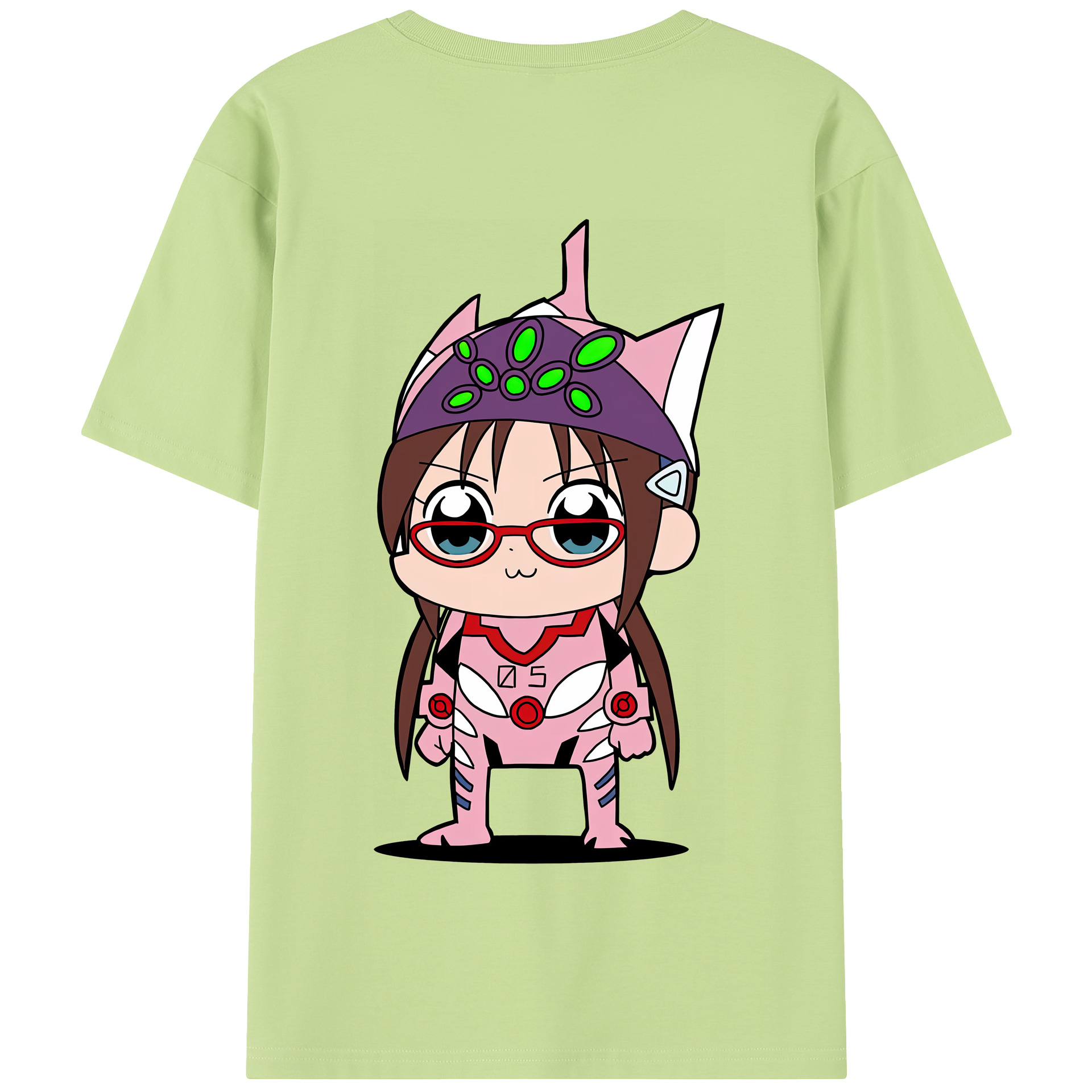 （画像用） EVA 新世紀エヴァンゲリオン 綿100％半袖Tシャツ（背面プリント）
